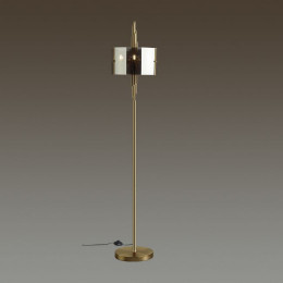 Торшер 4895/3F Odeon Light Exclusive Античная бронза/дымчатый