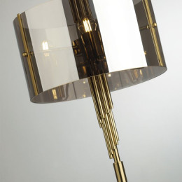 Торшер 4895/3F Odeon Light Exclusive Античная бронза/дымчатый