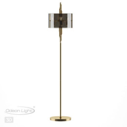Торшер 4895/3F Odeon Light Exclusive Античная бронза/дымчатый