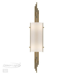 Светильник настенный 5415/2W Odeon Light Exclusive Античная бронза/белый матовый