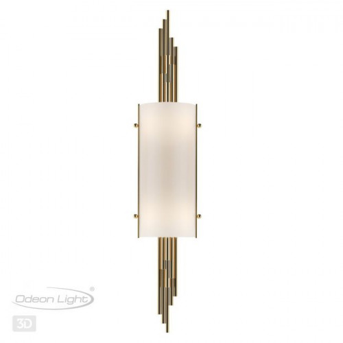 Светильник настенный 5415/2W Odeon Light Exclusive Античная бронза/белый матовый