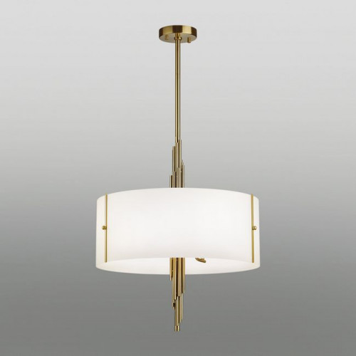 Люстра 5415/6 Odeon Light Exclusive Античная бронза/белый матовый