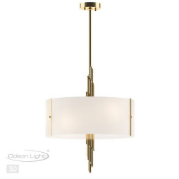 Люстра 5415/6 Odeon Light Exclusive Античная бронза/белый матовый