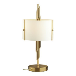 Лампа настольная 5415/2T Odeon Light Exclusive Античная бронза/белый матовый