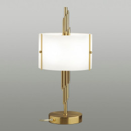 Лампа настольная 5415/2T Odeon Light Exclusive Античная бронза/белый матовый