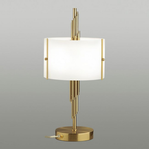 Лампа настольная 5415/2T Odeon Light Exclusive Античная бронза/белый матовый