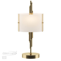 Лампа настольная 5415/2T Odeon Light Exclusive Античная бронза/белый матовый