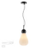 Светильник подвесной 5418/1 Odeon Light Exclusive Черный хром/белый матовый