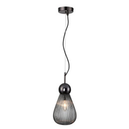 Светильник подвесной 5417/1 Odeon Light Exclusive Черный хром/дымчатый