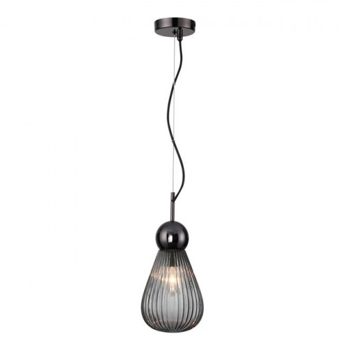 Светильник подвесной 5417/1 Odeon Light Exclusive Черный хром/дымчатый