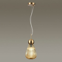 Светильник подвесной 5402/1 Odeon Light Exclusive Золотой/янтарный