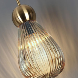 Светильник подвесной 5402/1 Odeon Light Exclusive Золотой/янтарный