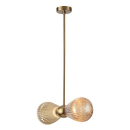 Светильник подвесной 5402/2 Odeon Light Exclusive Золотой/янтарный