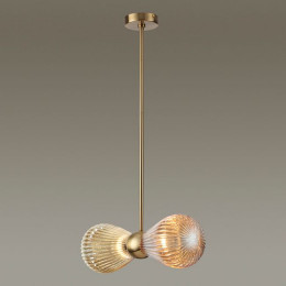 Светильник подвесной 5402/2 Odeon Light Exclusive Золотой/янтарный