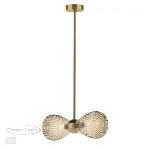 Светильник подвесной 5402/2 Odeon Light Exclusive Золотой/янтарный