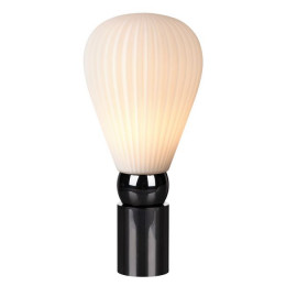 Лампа настольная 5418/1T Odeon Light Exclusive Черный хром/белый матовый