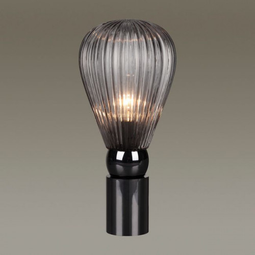 Лампа настольная 5417/1T Odeon Light Exclusive Черный хром/дымчатый