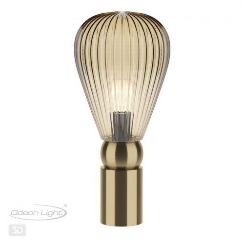 Лампа настольная 5402/1T Odeon Light Exclusive Золотой/янтарный