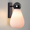 Светильник настенный 5418/1W Odeon Light Exclusive Черный хром/белый матовый