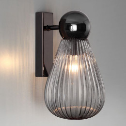Светильник настенный 5417/1W Odeon Light Exclusive Черный хром/дымчатый
