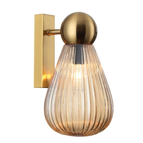 Светильник настенный 5402/1W Odeon Light Exclusive Золотой/янтарный