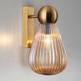Светильник настенный 5402/1W Odeon Light Exclusive Золотой/янтарный