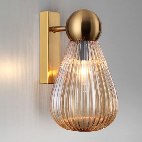 Светильник настенный 5402/1W Odeon Light Exclusive Золотой/янтарный