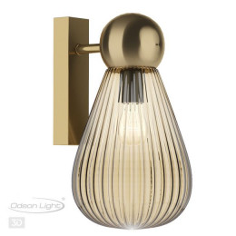 Светильник настенный 5402/1W Odeon Light Exclusive Золотой/янтарный