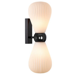 Светильник настенный 5418/2W Odeon Light Exclusive Черный хром/белый матовый