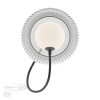 Светильник настенный 5013/1W Odeon Light Черный/прозрачный/белый матовый металл/стекло