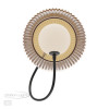 Светильник настенный 5013/1WD Odeon Light Черный/янтарный/белый матовый металл/стекло