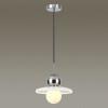 Светильник подвесной 5014/1A Odeon Light Хром/белый/белый матовый металл/стекло