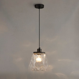 Светильник подвесной 4996/1 Odeon Light Черный/прозрачный/металл/стекло