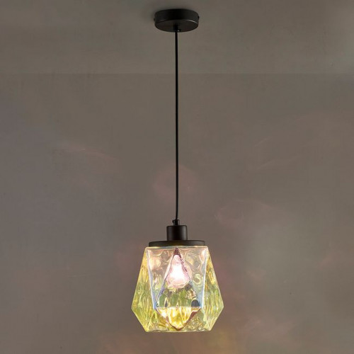 Светильник подвесной 4997/1 Odeon Light Черный/разноцветный/металл/стекло