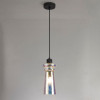 Светильник подвесной 4967/1A Odeon Light Матовый черный/разноцветный/металл/стекло