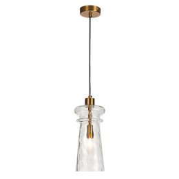 Светильник подвесной 4998/1 Odeon Light Бронзовый/прозрачный/металл/стекло