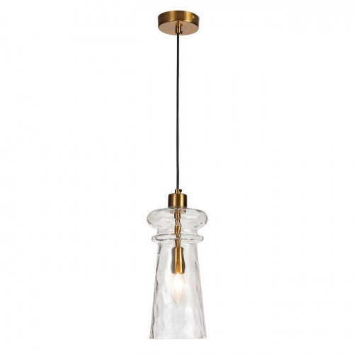 Светильник подвесной 4998/1 Odeon Light Бронзовый/прозрачный/металл/стекло