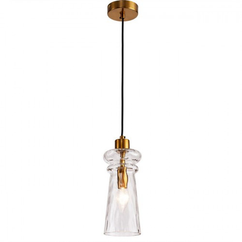 Светильник подвесной 4998/1A Odeon Light Бронзовый/прозрачный/металл/стекло