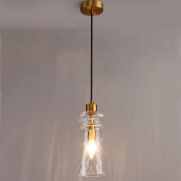 Светильник подвесной 4998/1A Odeon Light Бронзовый/прозрачный/металл/стекло