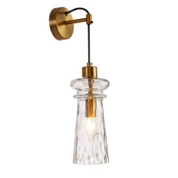 Светильник настенный 4998/1W Odeon Light Бронзовый/прозрачный/металл/стекло
