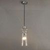Светильник подвесной 4968/1 Odeon Light Хром/прозрачный/металл/стекло
