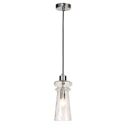 Светильник подвесной 4968/1A Odeon Light Хром/прозрачный/металл/стекло