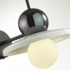 Светильник настенный 5014/1WD Odeon Light Черный/белый/белый матовый металл/стекло