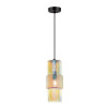 Светильник подвесной 5018/1 Odeon Light Черный/разноцветный/металл/стекло