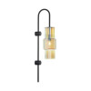 Светильник настенный 5018/1W Odeon Light Черный/разноцветный/металл/стекло