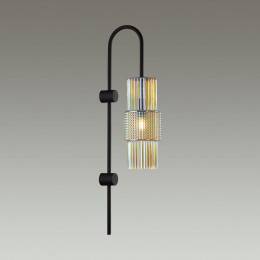 Светильник настенный 5018/1W Odeon Light Черный/разноцветный/металл/стекло