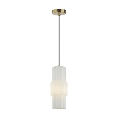 Светильник подвесной 5020/1 Odeon Light Бронзовый/белый матовый/металл/стекло