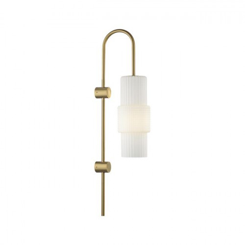 Светильник настенный 5020/1W Odeon Light Бронзовый/белый матовый/металл/стекло