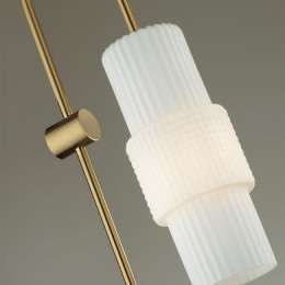 Светильник настенный 5020/1W Odeon Light Бронзовый/белый матовый/металл/стекло
