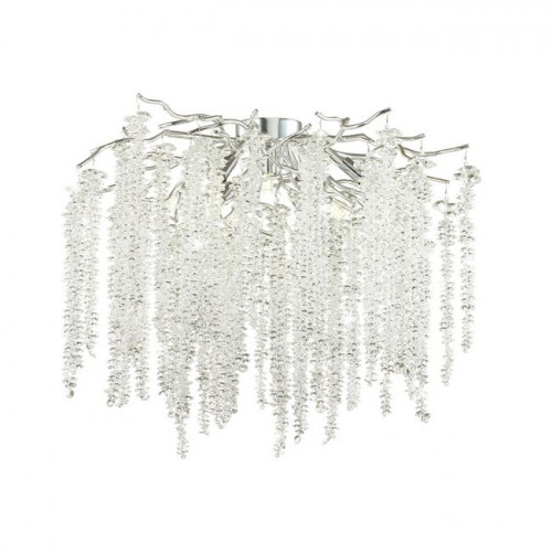 Люстра 5004/8C Odeon Light Серебристый/прозрачный металл/хрусталь